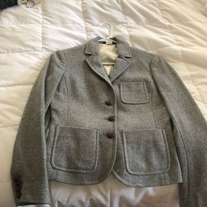 JCrew Grey Wool Blazer
